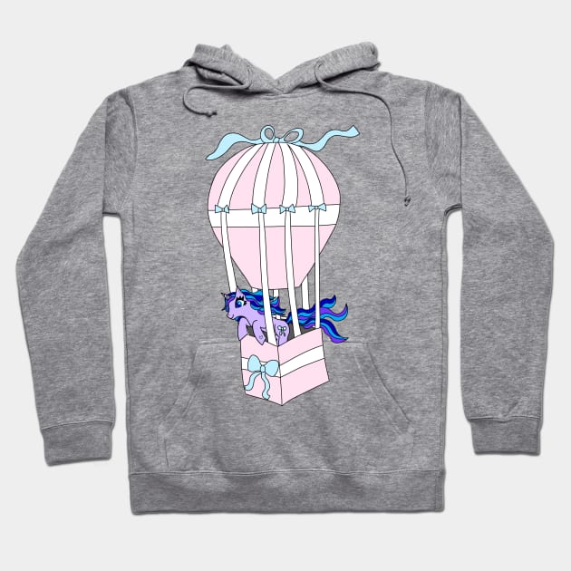 Hot Air Balloon Unicorn Hoodie by ScatTarp